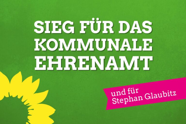 Sieg für das kommunale Ehrenamt und Stephan Glaubitz