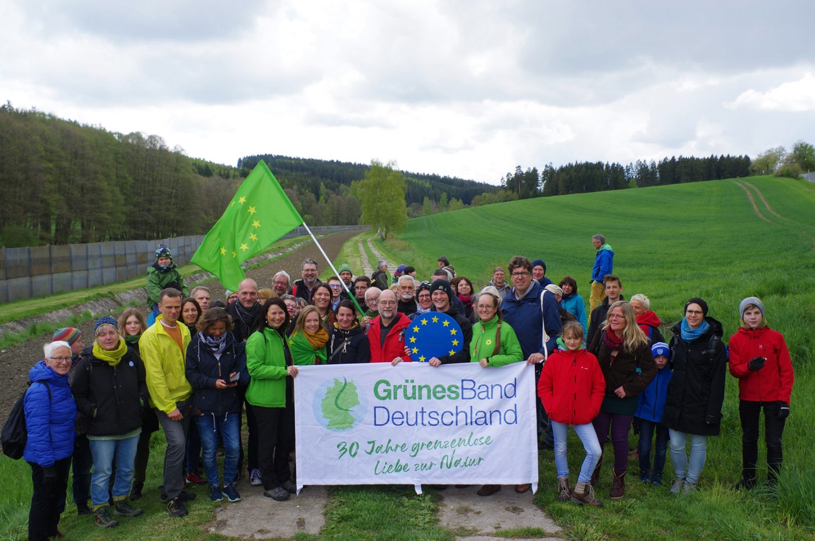 Wanderung Grünes Band Gruppenfoto