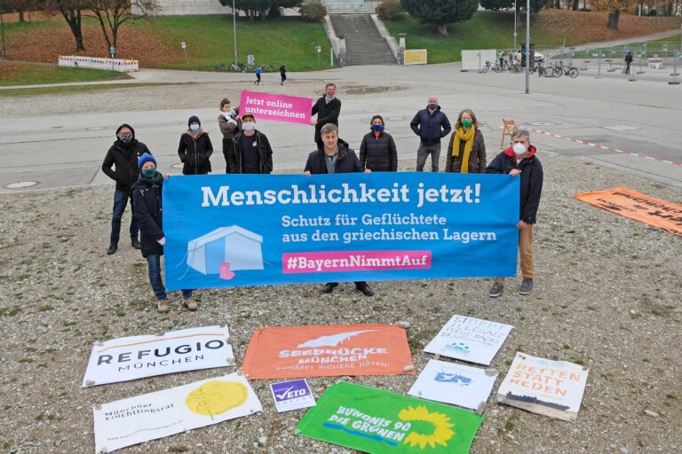 Bündnis #Bayernnimmtauf: Startschuss der Petition für ein Aufnahmeprogramm für Geflüchtete