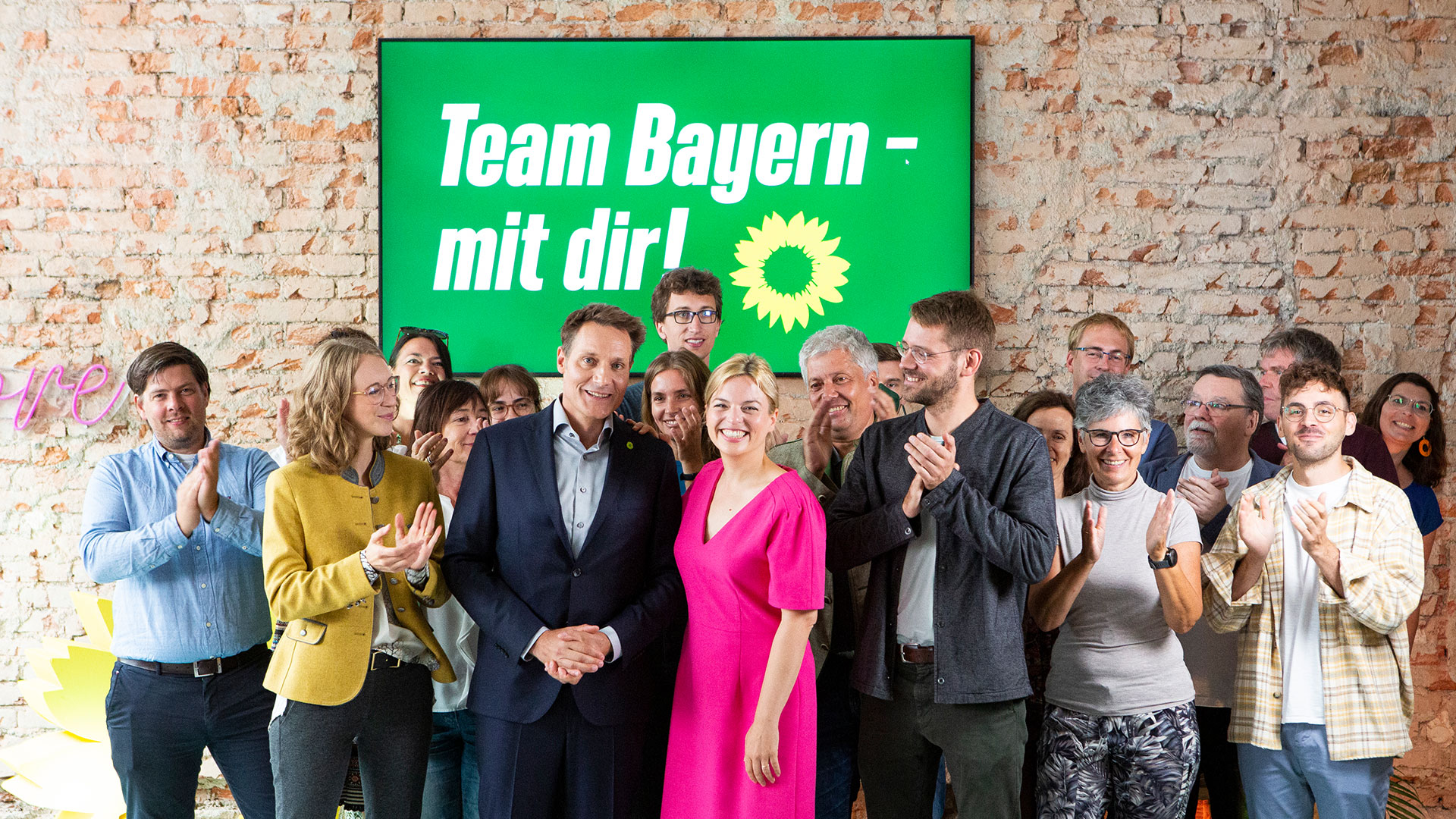 Team Bayern – mit dir! Der Landesausschuss mit dem nominierten Spitzenduo zur Landtagswahl 2023 Katharina Schulze und Ludwig Hartmann